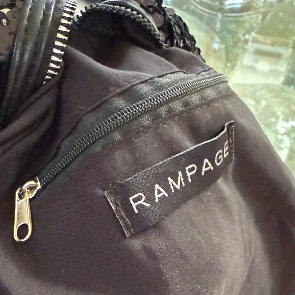 Rampage Black Sequin Backpack - Picture 5 of 6